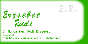 erzsebet rudi business card